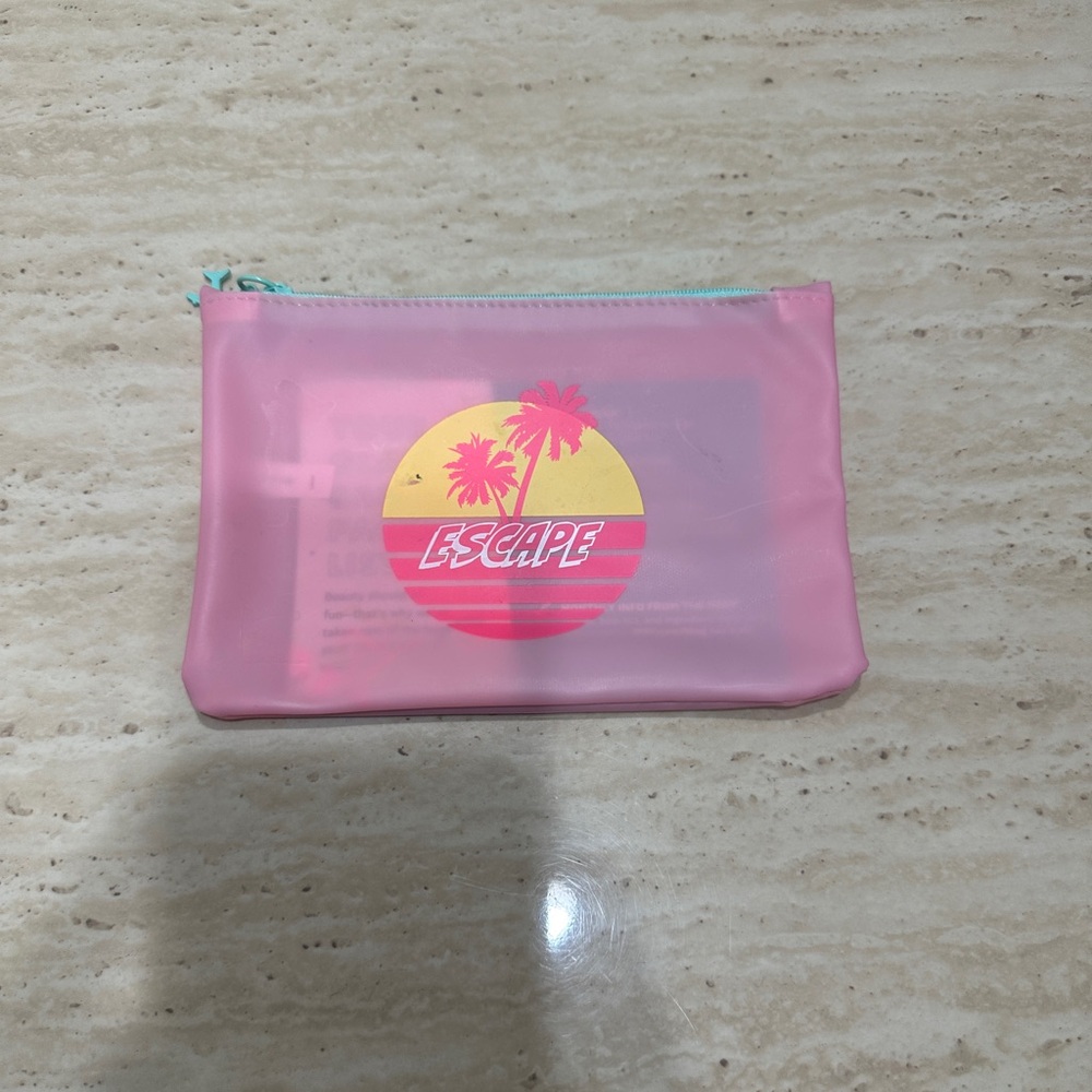 Escape Pink Cosmetic Pouch